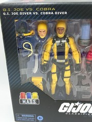 G.I. Joe Classified Series #169 G.I. Joe Diver Vs. Cobra Diver 6″ Figure 2 pack