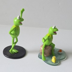 2 Kermit The Frog PVC Figures By Applause