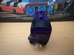 1996 Learning Curve Britt Allcroft Wooden Thomas Train Two Faced Culdee!