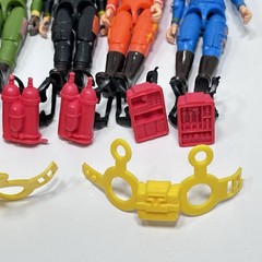 Vintage Galoob A-Team Cannell Prod 5 Figures and Accessories Lot 1983