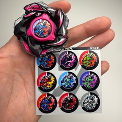 Beyblade X: CUSTOM CX Recolor Set Stickers