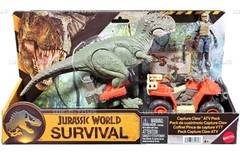 Jurassic World Survival Capture Claw ATV Pack Action Figure & Vehicle Set