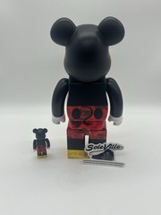 Medicom Toy Bearbrick Bape Camo Mickey Mouse ORIGINAL COLOR 400% & 100% Set US