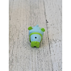Light Blue and Green Miniature Panda Bear Toy Figure – Pre-Owned