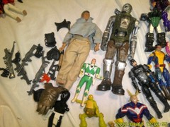 COLLECTION OF OVER 100 ACTION UNKNOWN CHARACTERS FIGURES OTHERS MORE