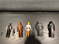 Hasbro Kenner Star Wars Retro Collection Lot, 5 Figures And Accessories