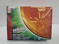 Transformers War For Cybertron Kingdom Golden Disk Autobot Jackpot & Sights