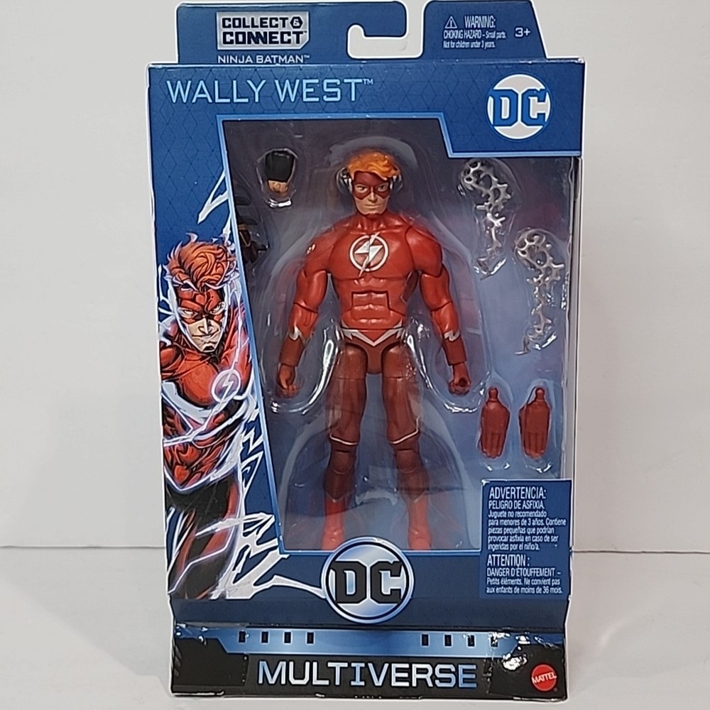 2019 Mattel DC Multiverse Collect & Connect Ninja Batman MISB 6″ Wally West