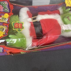 Dr Suess How The Grinch Stole Christmas Transforming Talking Doll Box ok/fair