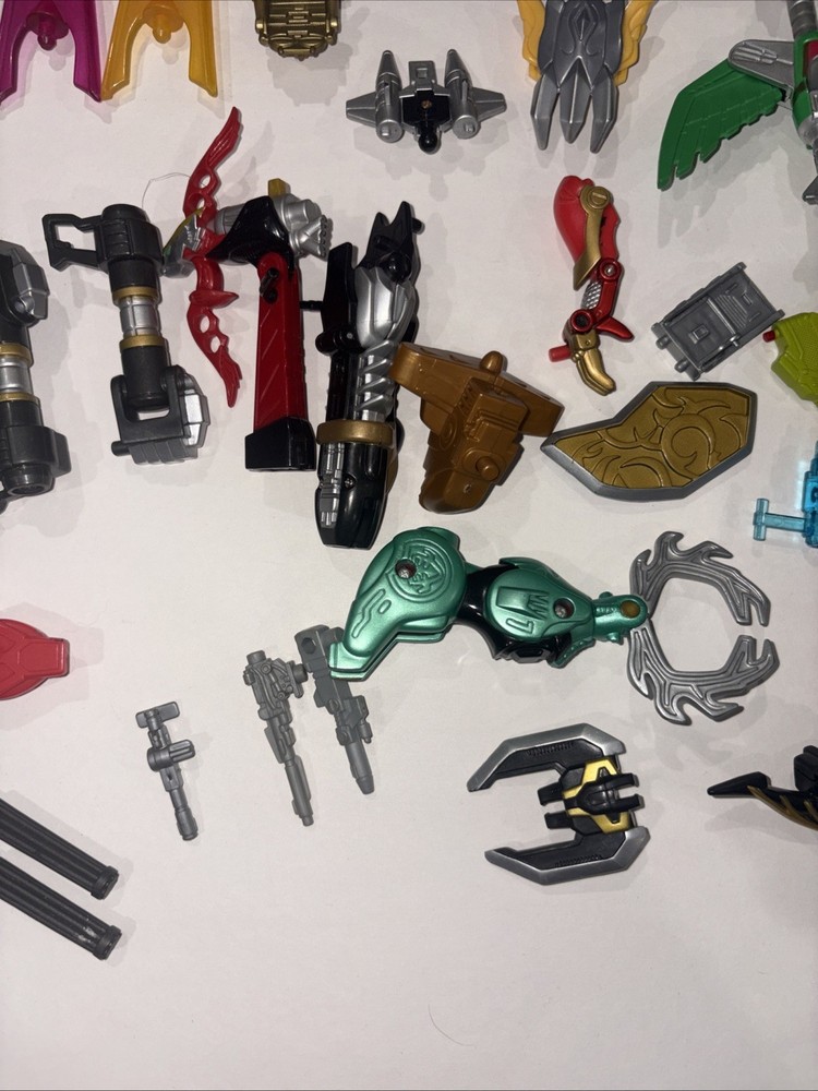 Power Rangers Parts And Weapons Lot And Others 90s Toys Parts