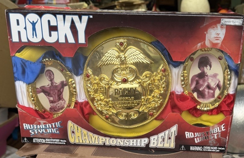 Jakks Pacific Rocky Balboa Championship Belt Boxing New In Box Rare