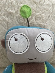 Bits i Bots Botsy Robot Marv Plush Rattle Toy 12”