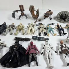 Star Wars Action Figure Vehicle Parts Lot Kenner Hasbro 1990s 2000s Mixed Toys