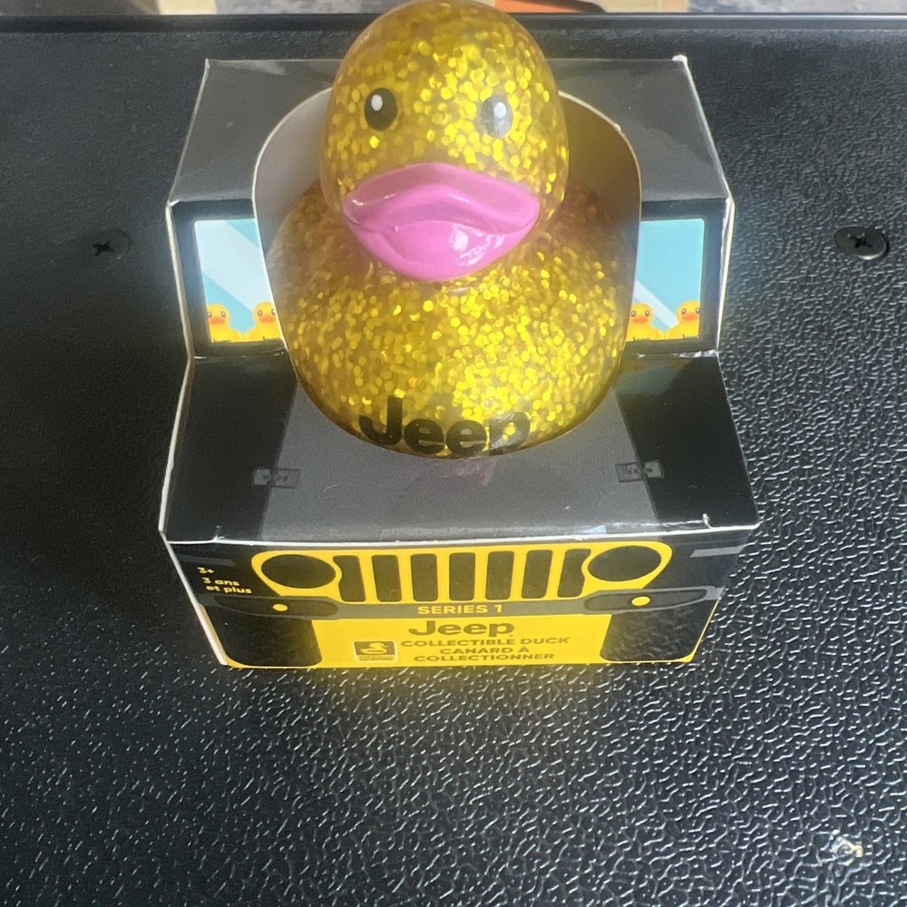 Jeep Branded 2″ Ducks in Paper Jeep 4×4 Box – Glitter