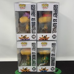 Funko Pop Toys R Us Geoffrey As TMNT Exclusive Complete Set NOT AVAILABLE IN USA
