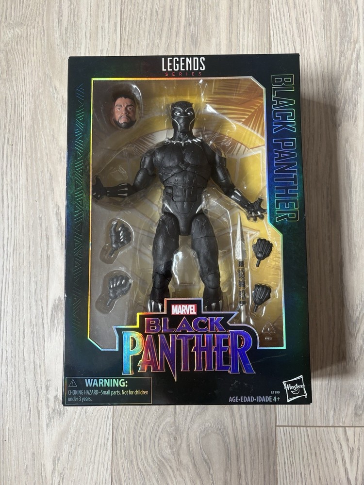 FREE SHIPPING Marvel Legends Series Black Panther 12″ Hasbro 2017