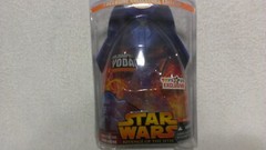 Star Wars Holographic Yoda Action Figure Toys R Us exclusive Non Mint Package