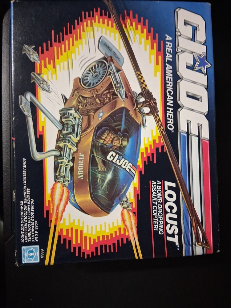 1990 Hasbro G.i. Joe Locust Assault Helicopter