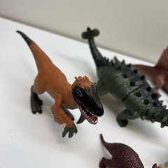 Lot Of 10Misc sizes Plastic Dinosaurs. Varies Types Excellent Vintage 2000s
