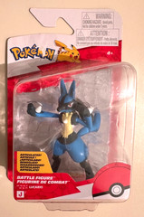 NIB Pokemon Battle Lucario Action Figure Pack Toy 3 1/2″