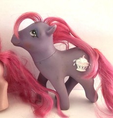 Vintage Lot Of 6 My Little Pony All Say Hong Kong Or China On Foot Hasbro 83-87