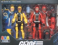 G.I. Joe Classified Series #169 GI Joe Diver vs. Cobra Diver Figures – New #2