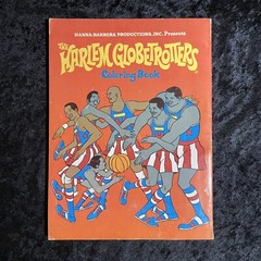 The Harlem Globetrotters Coloring Book Hanna Barbera 1971 Whitman Preowned Rare
