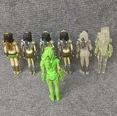 Lot of 7 Super 7 Predator Action Figure 3.75″ loose