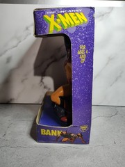 1990 X-Men Wolverine Coin Bank Vinyl Piggy Bank X-Men Vintage Usa Marvel Comics