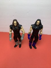 2 / 2011 WWE Mattel Undertaker Figures Black Purple Black Gray Black & Red Hair