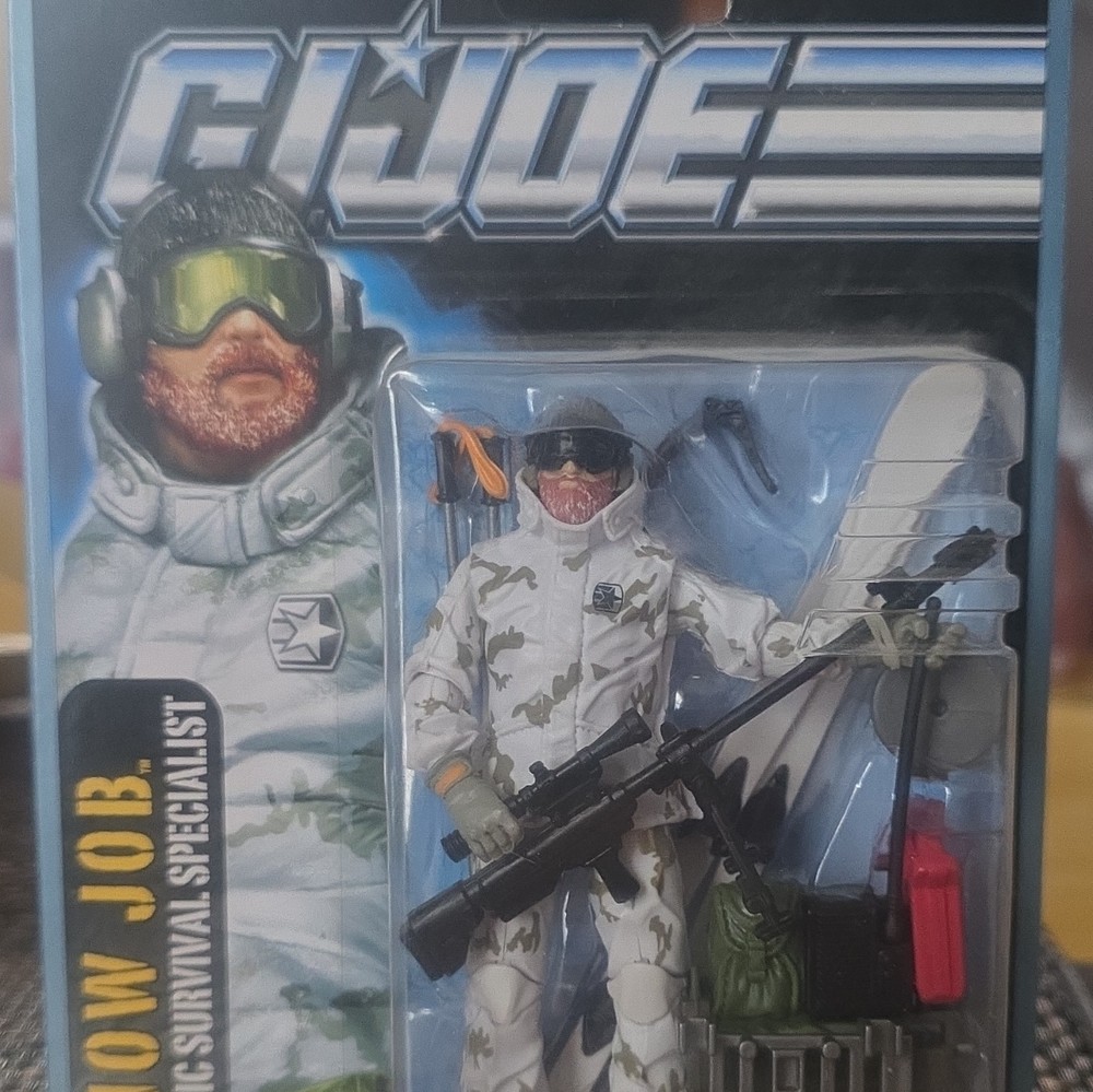 Hasbro G.I. Joe Snow Job Action Figure w/ Backpack Rifle 2010