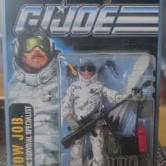 Hasbro G.I. Joe Snow Job Action Figure w/ Backpack Rifle 2010