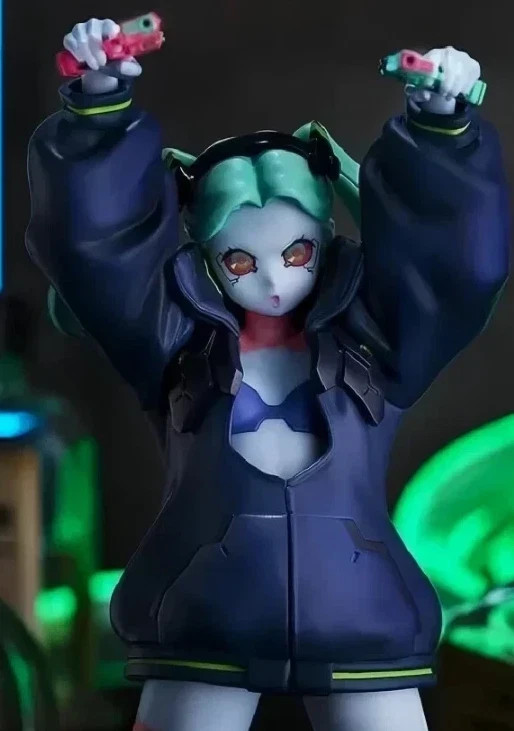 Cyberpunk Edgerunners Figure The Gun Rebecca Anime Figure. 17cm With box