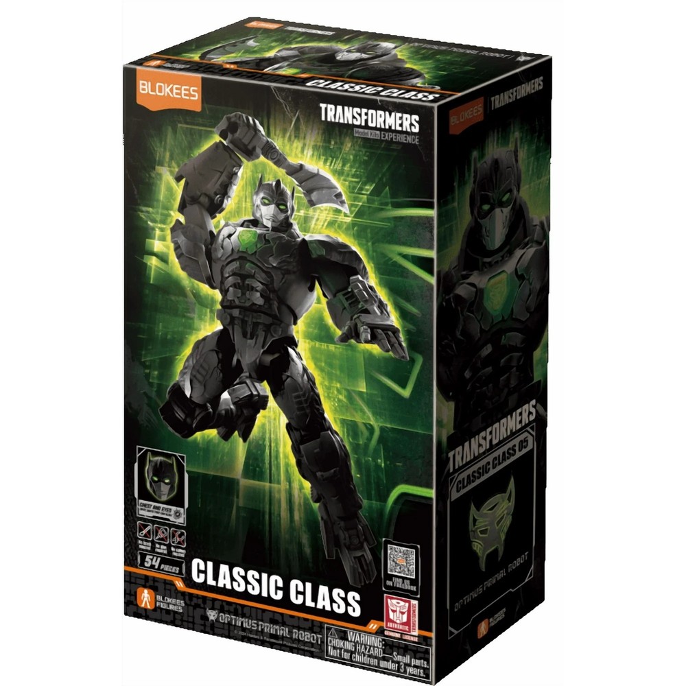 TRANSFORMERS OPTIMUS PRIMAL ROBOT CLASSIC CLASS BLOKEES + LIGHT UP EYES NIB 🔥🔥