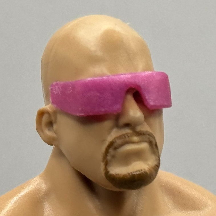 WWE Bret Hart Pink Glasses Accessory Mattel Figure Prop 1/12 F5