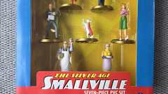 The Silver Age Smallville 7 Piece Pvc Set Dc Direct MINT