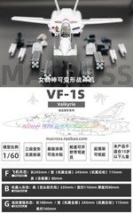 Valkyrie Factory 1/60 Macross Arcadia VF-1S Itizyou Hikaru Painted Model Toy