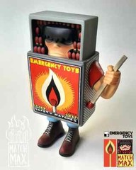 New MATCH MAX Designer Toy Figure by Emergency Toys