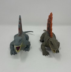 Mattel Jurassic World 2019 Dimetrodon x2 Figures No Box