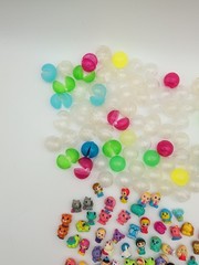 Squinkies Lot of 101 Animals People Robots Car + 80 Empty Houses