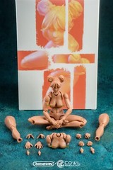 Romankey X COWL 1/12 Female Joint Body Suntan Super Mobile Girl 6″ Action Figure