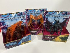 MonsterVerse Godzilla x Kong Lot – Titanus Scylla/ Ion Dragon/ Burning Godzilla