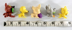 Moose Toys Uggly’s Pet Shop Mixed Lot of 5 Figures 1.5″ Inch Toys Dog Mouse