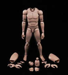 MX02-A 1/6 Standard Shoulder Male Body Suntan Skin Strong Muscle Action Figure