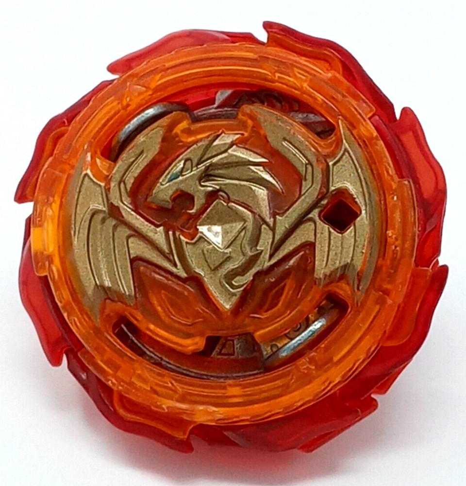 Beyblade Burst Perfect Phoenix P-4 auth. w/ QR Code Tomy Hasbro orange gold red