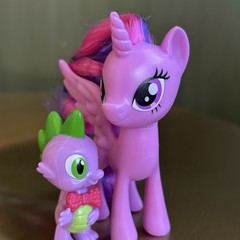 My Little Pony “TWILIGHT SPARKLE” & “SPIKE” (Friendship Lesson 2017) Brushables