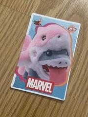 JEFF THE LAND SHARK SECRET RARE INCOGNITO DOLPHIN MARVEL COSBI PLUSH PENDANT