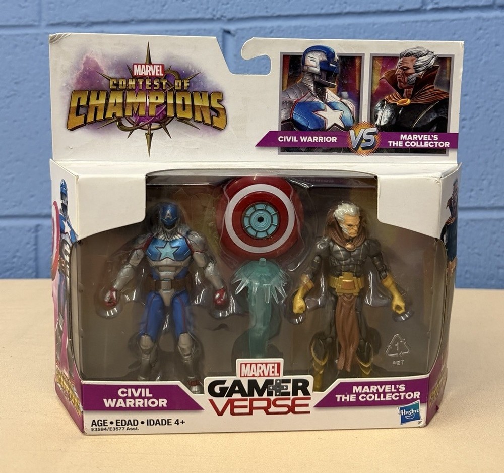 Marvel Gamerverse Contest of Champions The Collector Vs. Civil Warrior 2 Pack