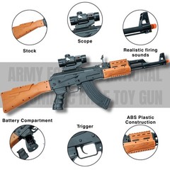 Toy Gun AK- Style Battery Operated