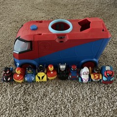 Marvel Spidey and his Amazing Friends Web Transporter One Size, W/ 10 Cars